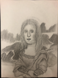 MS9 Mona Lisa by Hannah Matsuura, GS Lakie, Gr.6
